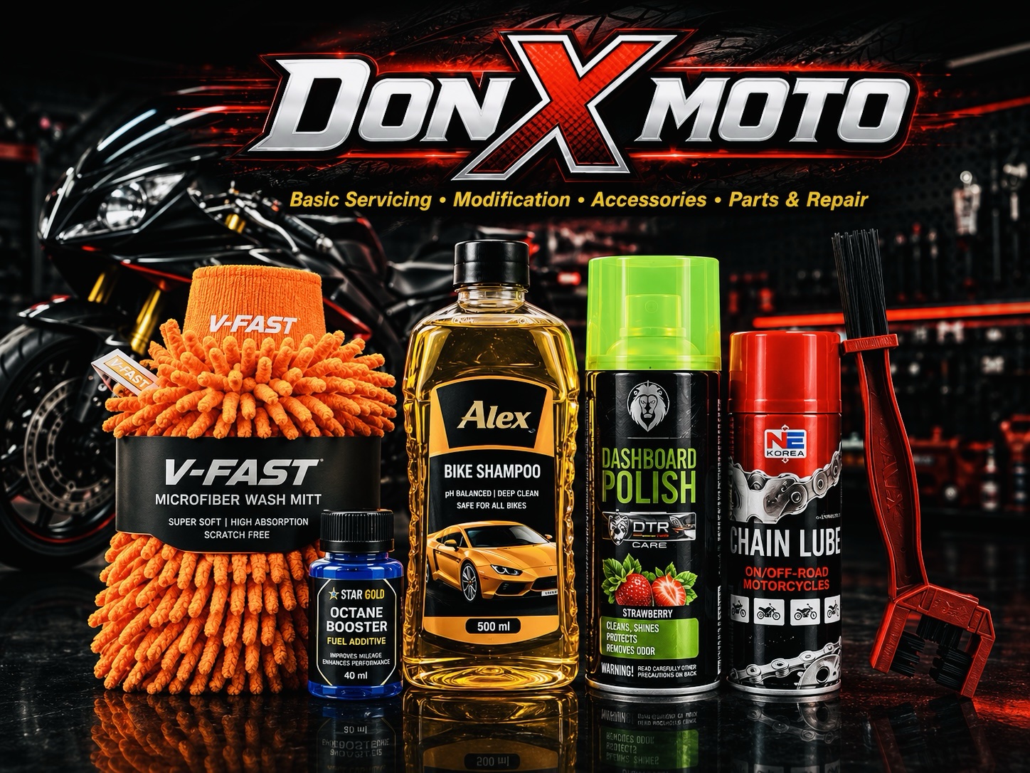 Premium Bike Wash combo package